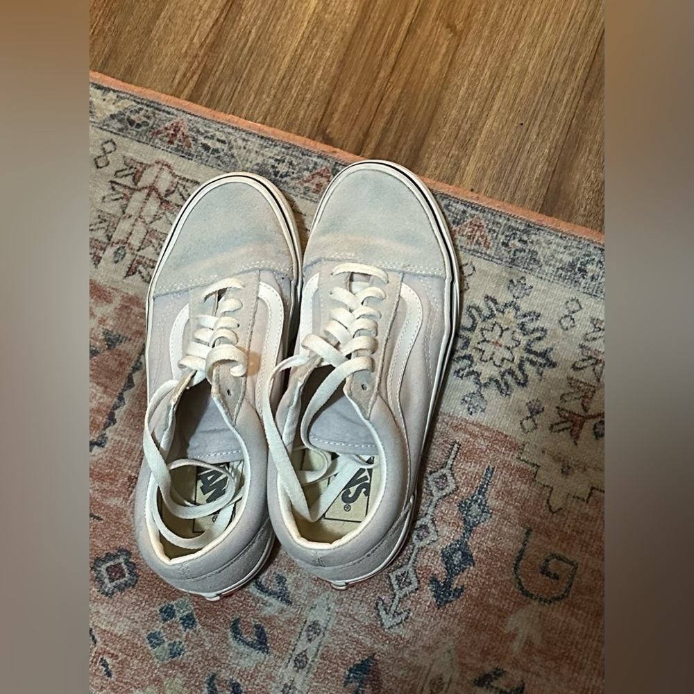 Women’s Light Grey Vans - Size 7